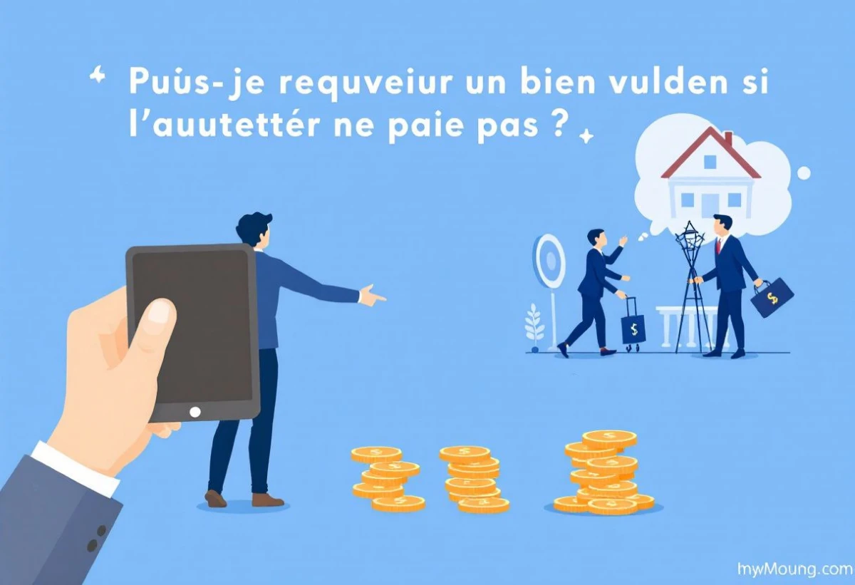 Puis-je récupérer un bien vendu si l'acheteur ne paie pas ?