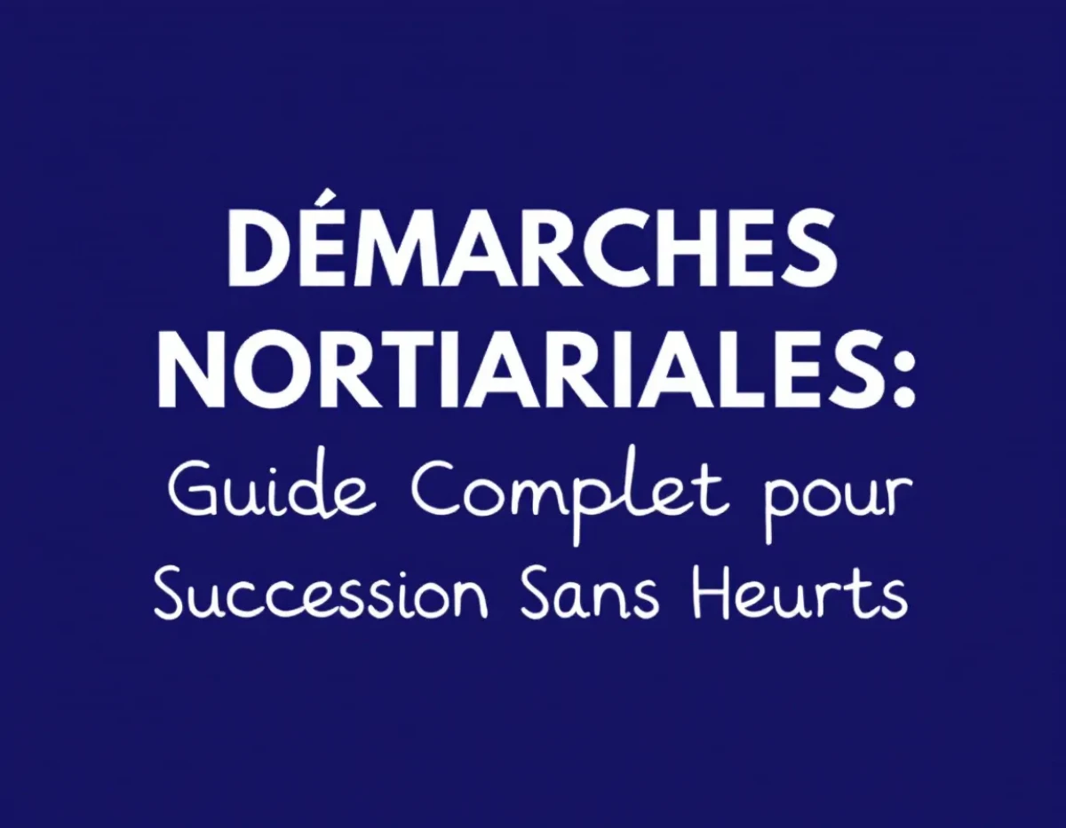 Démarches Notariales : Guide Complet pour Succession Sans Heurts